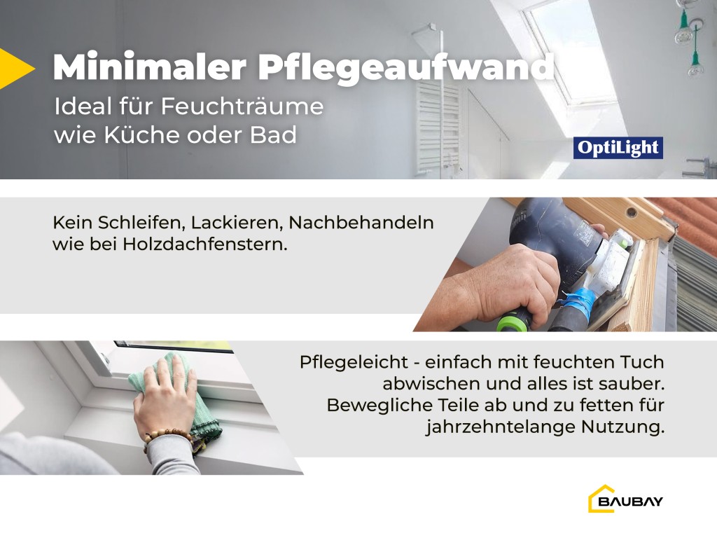 Kunststoff Dachfenster - Langlebig, pflegeleicht